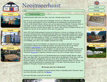 Tablet Screenshot of nooitmeerhaast.nl
